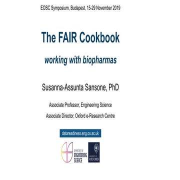 FAIRcookbook: working with biopharmas