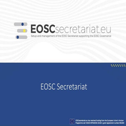 EOSC Secretariat General Presentation