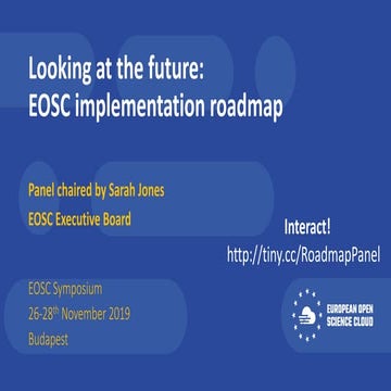 Future EOSC roadmap