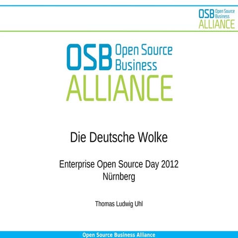EOSD 2012: Deutsche Wolke