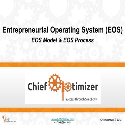 Entrepreneurial Operating System (EOS): Model and Process