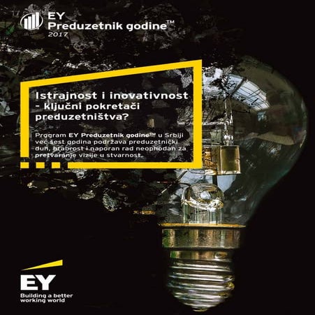 Saznajte više o tome ko se takmičio za nagradu EY Preduzetnik godine - Biznis&Finansije dodatak