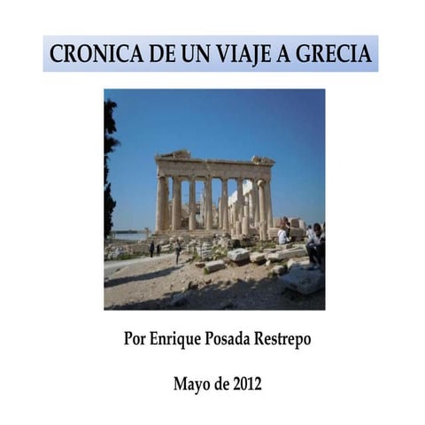Crónica de un viaje a Grecia