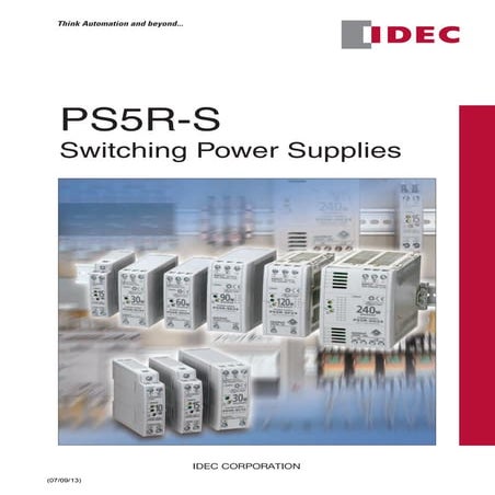 Catalog bộ nguồn IDEC PS5R-S Power Supply