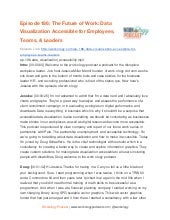 Ep 186- Data Visualization Accessible for Employees, Teams, Leaders 