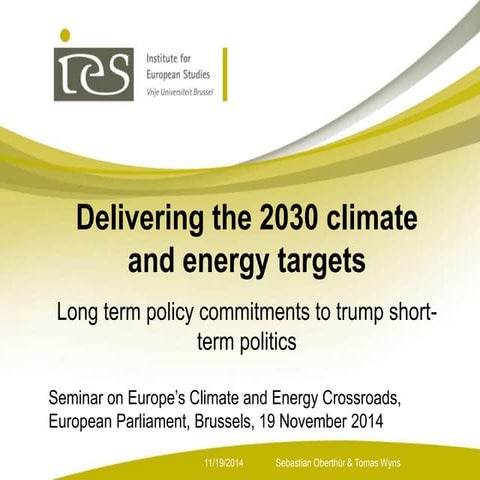 Roadmap for moving to a low carbon economy in 2050 | PPTX