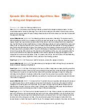 Episode 224: Eliminating Algorithmic Bias in Hiring and Employment 