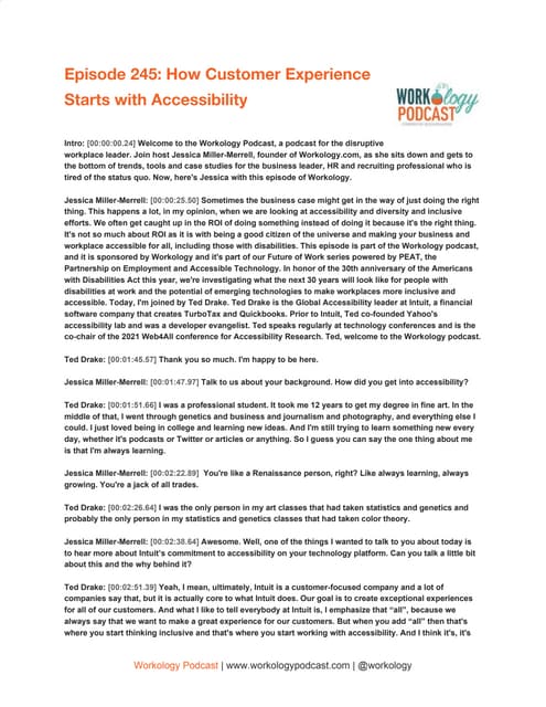 Episode 245: How Customer Experience Starts with Accessibility