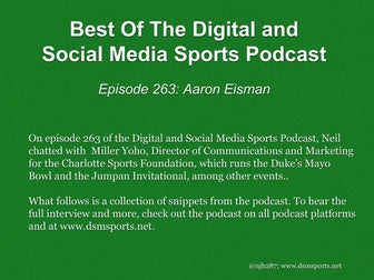 Episode 263 Snippets: Aaron Eisman of Eisman Digital Consulting