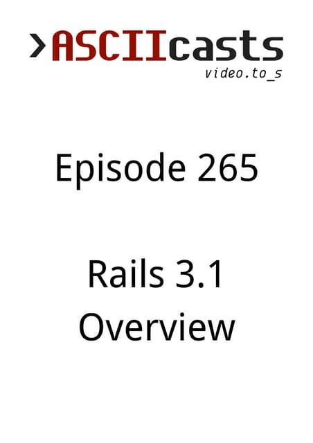 Create a new project in ROR