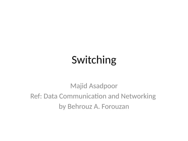 switching multiple access control data communication