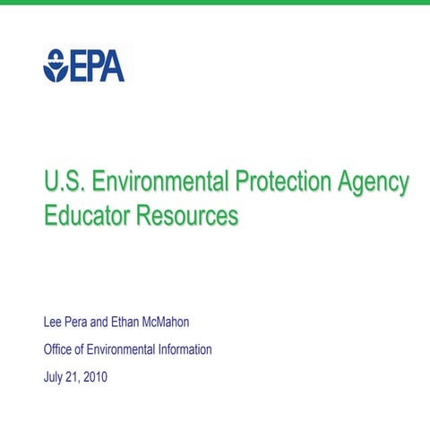 Epa education resources