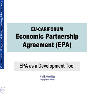 CARIFORUM-EC EPA Negotiations   EPA...