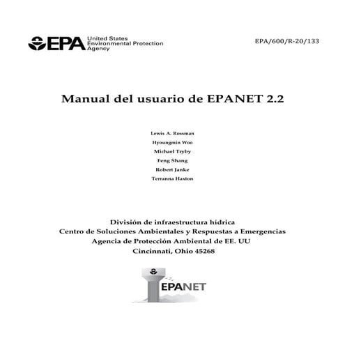 Manual de epanet | PDF