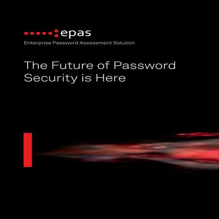 Epas - Enterprise Password Assessment Solution | PDF