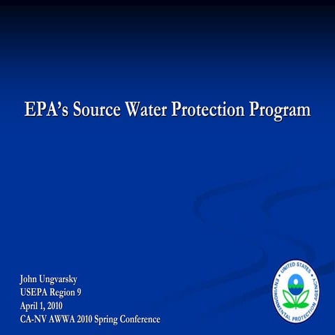 EPA\'s Source Water Protection Program