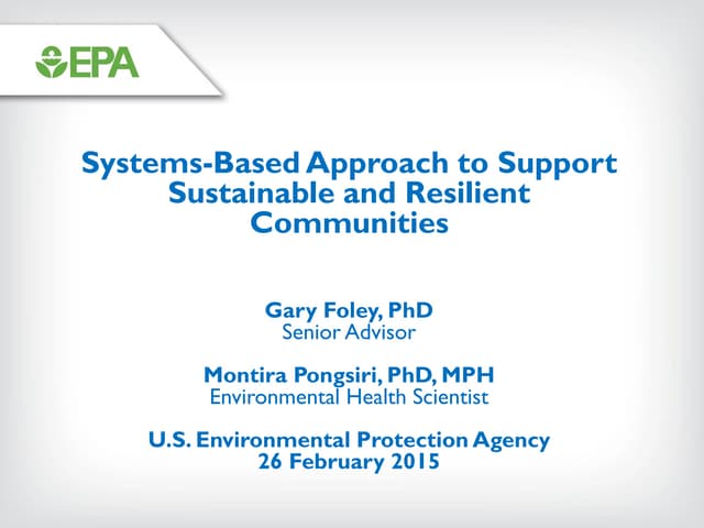 Systems-Based Approach to Support S...