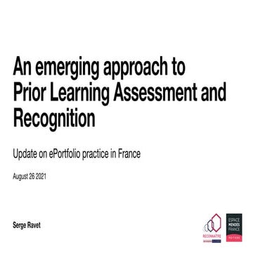 An emerging approach to Prior Learning Assessment and Recognition