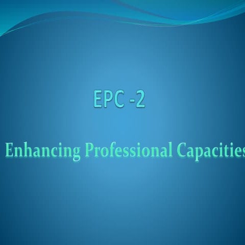 Epc  2 part  i updated
