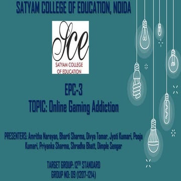 Online Gaming Addiction