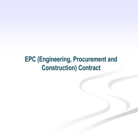 Engineering, Procurement & Contracts CONTRACT Handbook