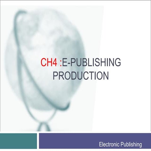 publishing production