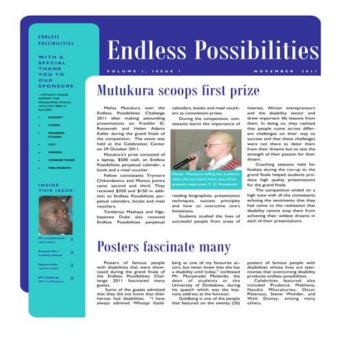 Ep challenge 2011 newsletter
