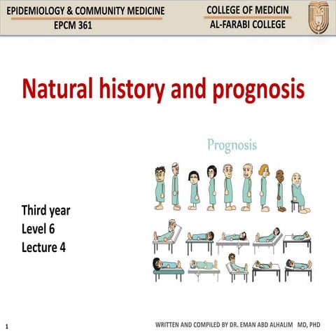 Natural History and prognosis of diseases 
