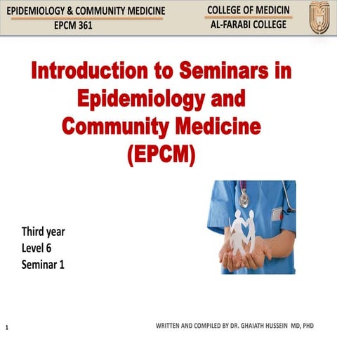 L1 introduction to primary health care course | PPTX