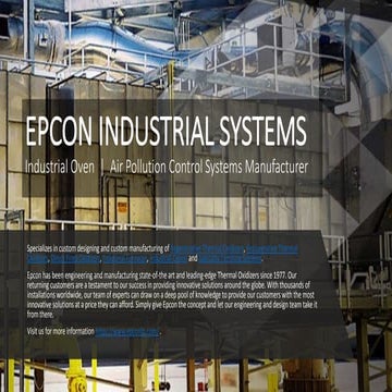 Epcon Industrial Systems presentations