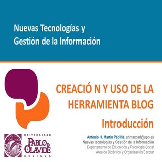 BLOGS. Qué son y características
