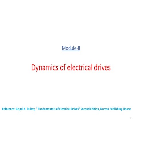 EPD_Module_II(power drives)) subhasish nayak