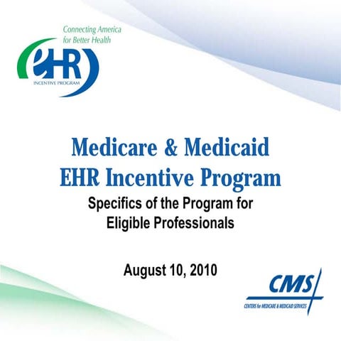 EP EHR Incentive Program