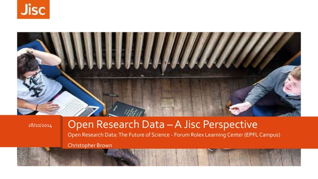 EPFL Open Research Data - a Jisc pe...
