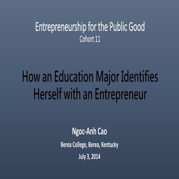 EPG 2014 Final Portfolio - Ngoc Anh Cao - Berea College