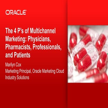 The 4Ps of Multichannel Marketing in Life Sciences