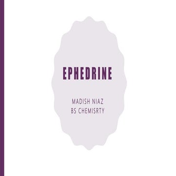 Ephedrine (Alkaloid)