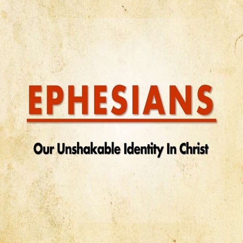  EPHESIANS 1 – PTR. ALVIN GUTIERREZ – 4PM AFTERNOON SERVICE