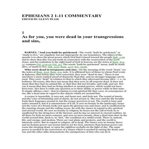 Ephesians 2 1 11 commentary PDF