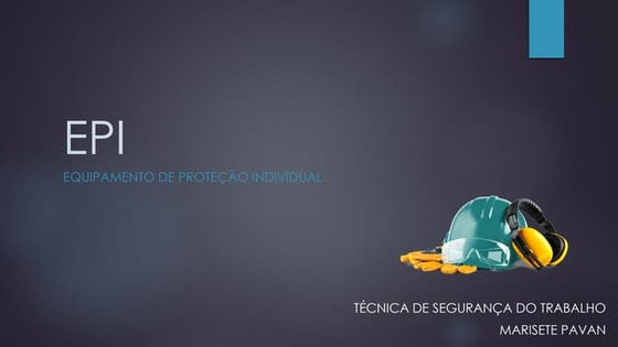Aula EPI - Apresentação | PPT
