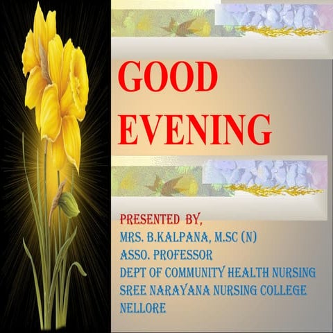 Epidemiological approach