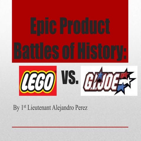 Epic Product Battles of History:  Lego vs GI Joe
