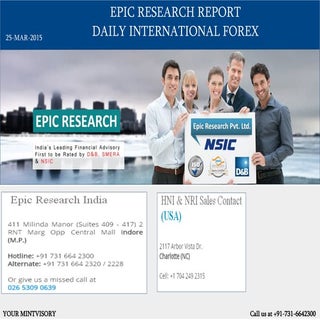 Epic Research Singapore : - Daily I...