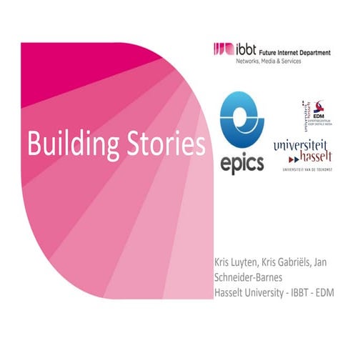 EPICS project: building cultural heritage stories by teachers for students
