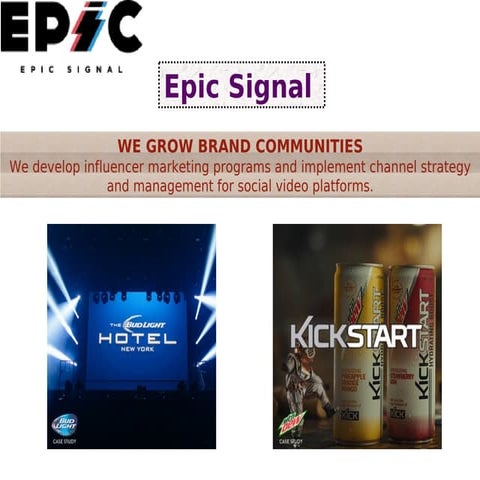 Welcome to epicsignal | PPTX