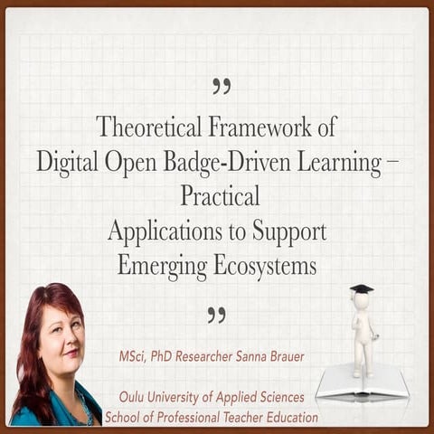ePIC theoretical Theoretical Framework of Digital Open Badge-Driven Learning