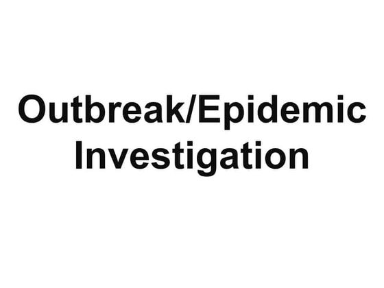 Epidemic Curves and its interpretations of | PPT | Infectious Diseases ...