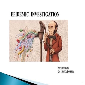 Epidemic investigation 