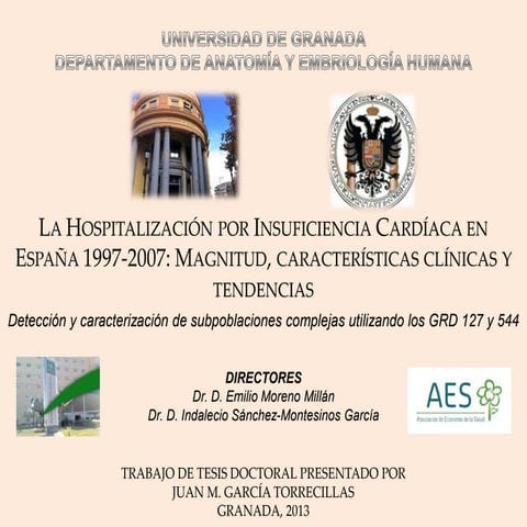 Epidemiologia hospitalaria insuf cardiaca final