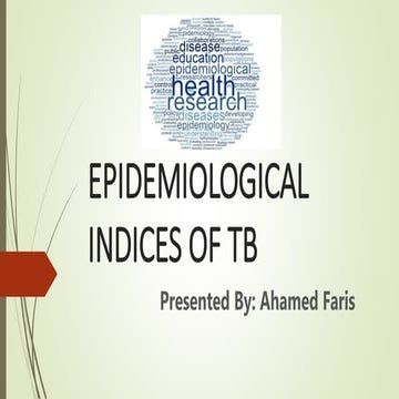 Epidemiological indices   afk